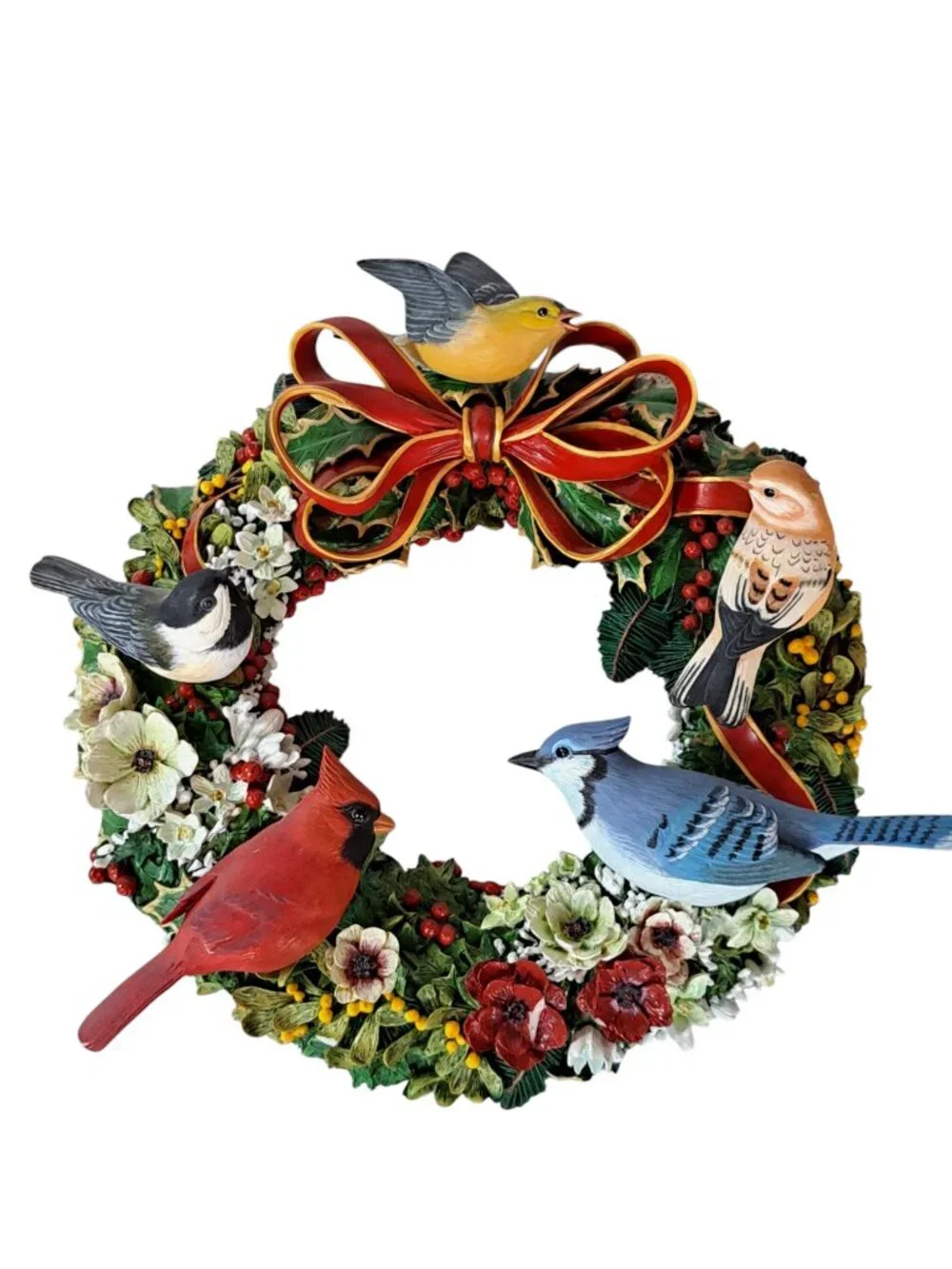 Vintage Danbury Mint, The Songbird Winter Wreath 9